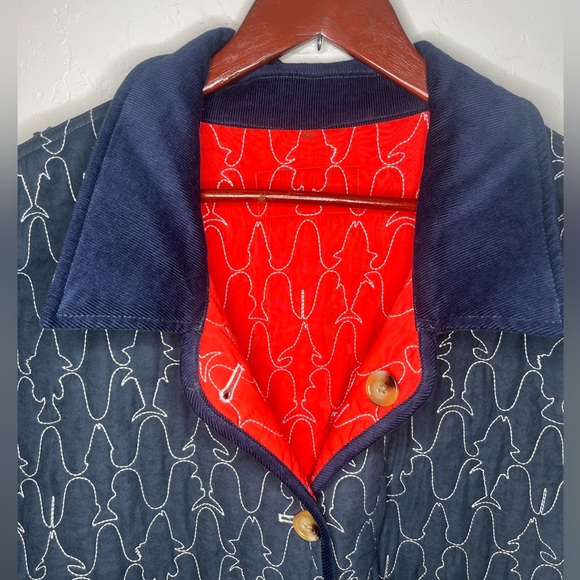 Tombolo Dark N’ Stormy Quilt Jacket Waterproof Reversible Unisex XXL - Picture 6 of 13